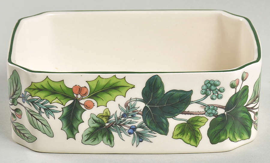Green Garland Open Candy Dish by Spode-1