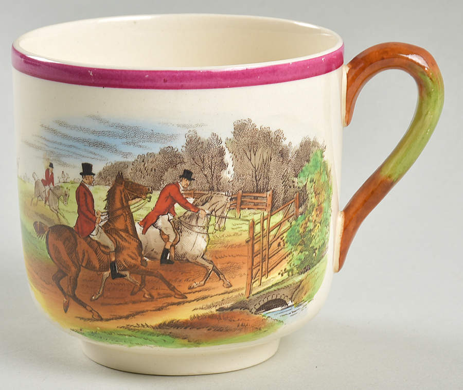 Herring Hunt The Hunt Red Oversized Cup by Spode-1