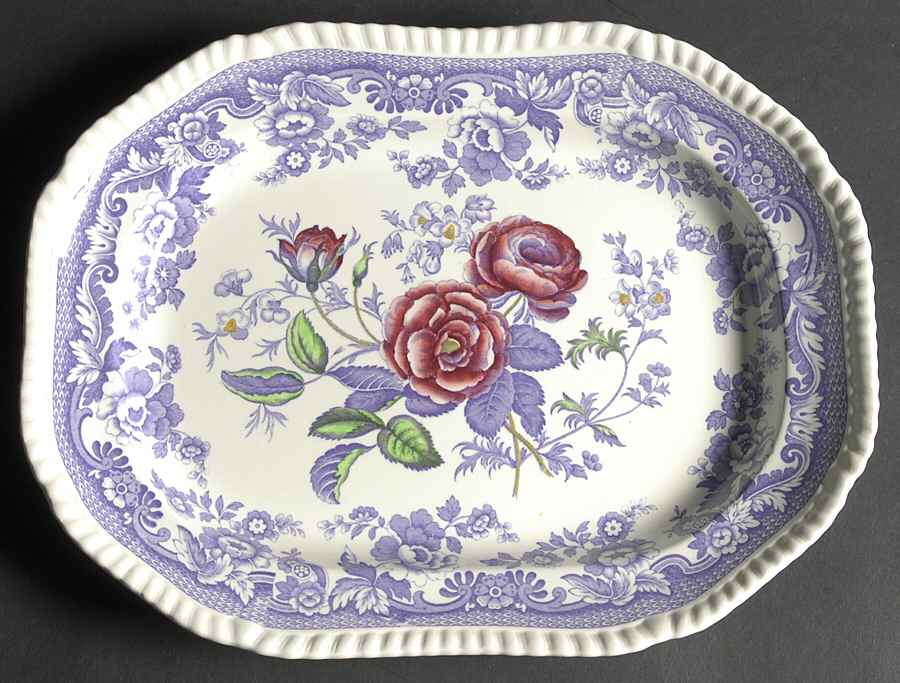 Mayflower 12" Oval Serving Platter by Spode-1