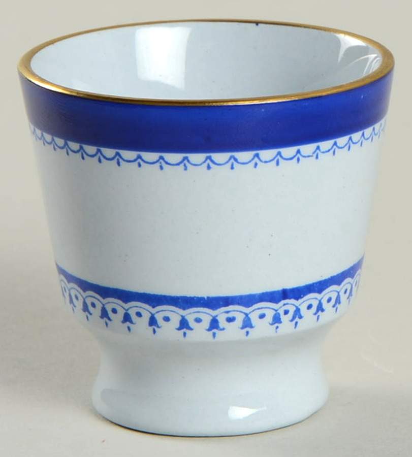 Newburyport Blue (No Gold Trim) Single Egg Cup by Spode-1