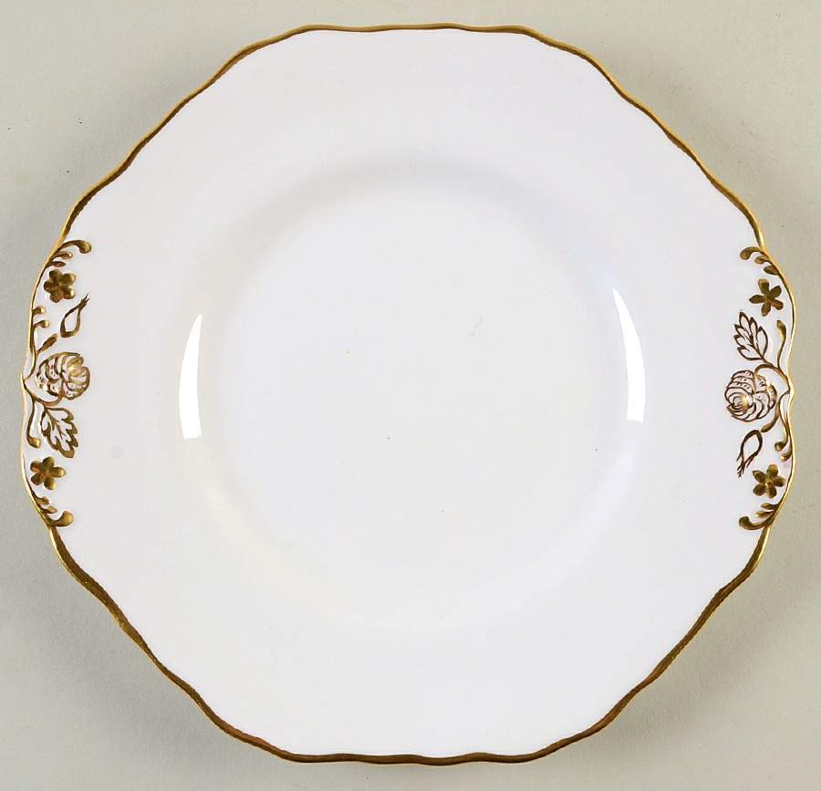 Nordic (Gold Trim) Cake Plate by Spode-1