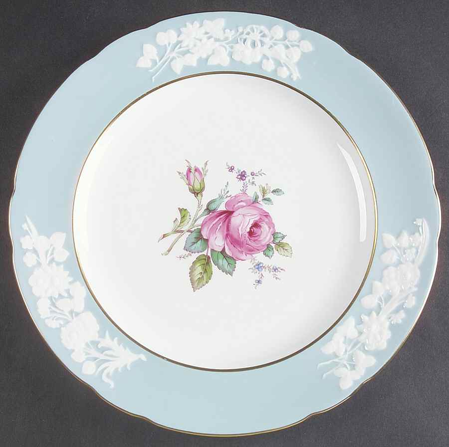 Old Colony Rose Dinner Plate by Spode-1
