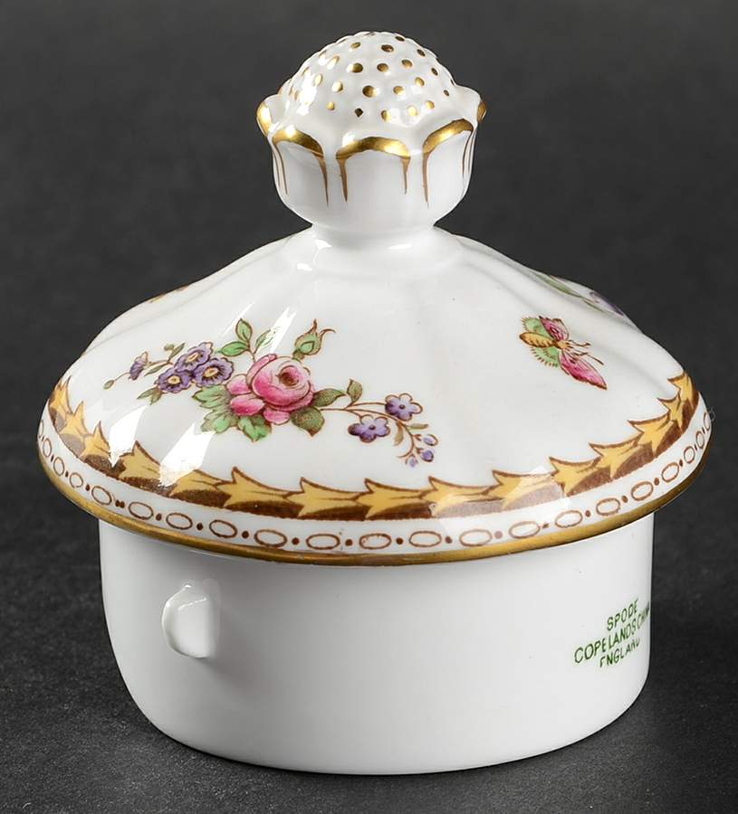 Rockingham (White Or Cream Body, Gold) Lid for Hot Water Jug by Spode-1