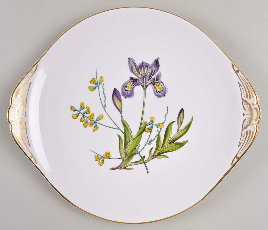 Stafford Flowers Handled Cake Plate by Spode-1