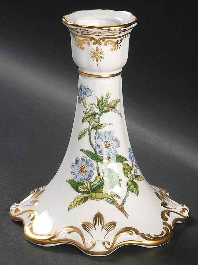 Stafford Flowers 5" Candlestick by Spode-1