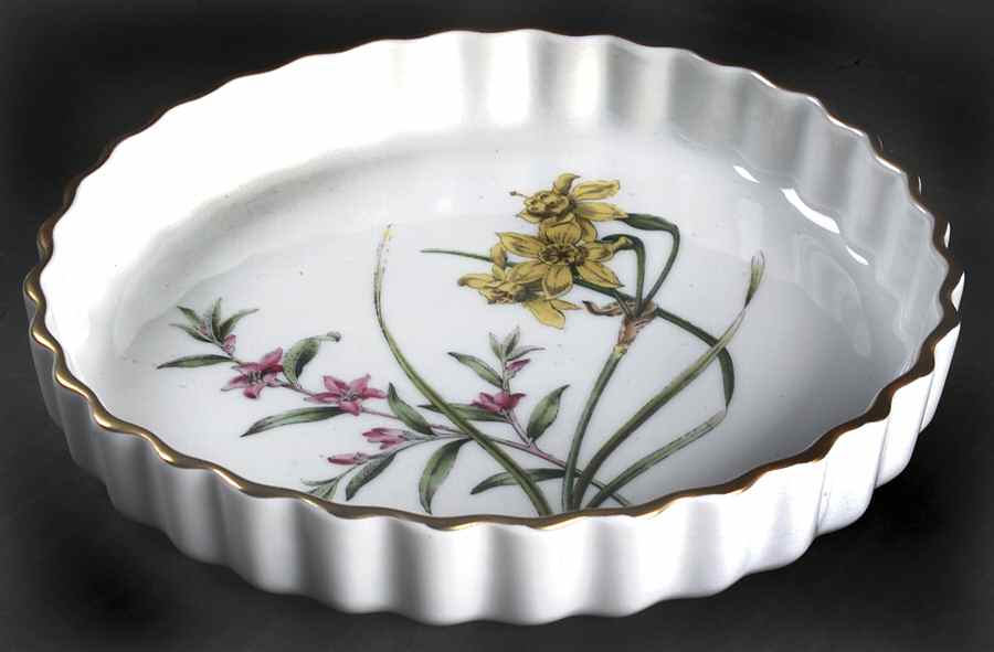 Stafford Flowers 7" Quiche Oven To Table by Spode-1