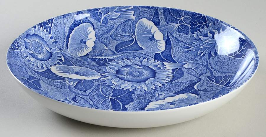 Sunflower (Blue Room Collection) 8" Individual Pasta Bowl by Spode-1