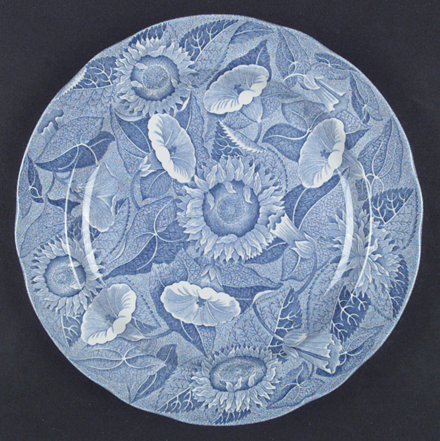 Sunflower (Blue Room Collection) Dinner Plate by Spode-1