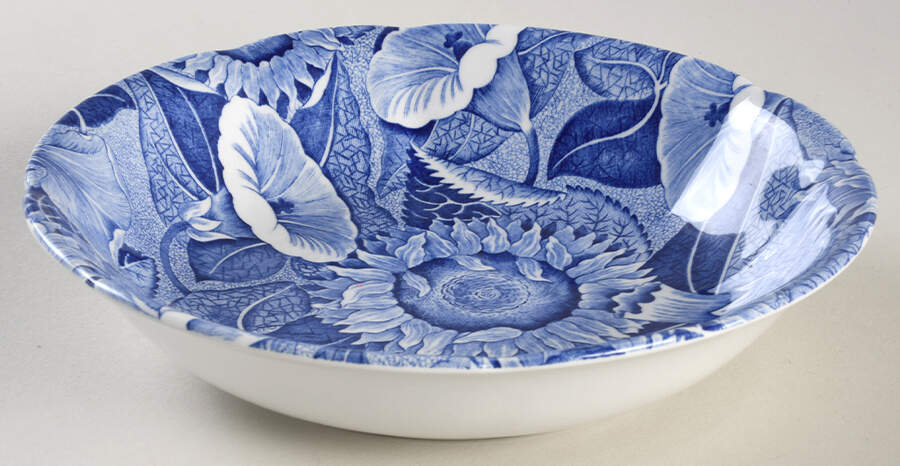 Sunflower (Blue Room Collection) Coupe Cereal Bowl by Spode-1