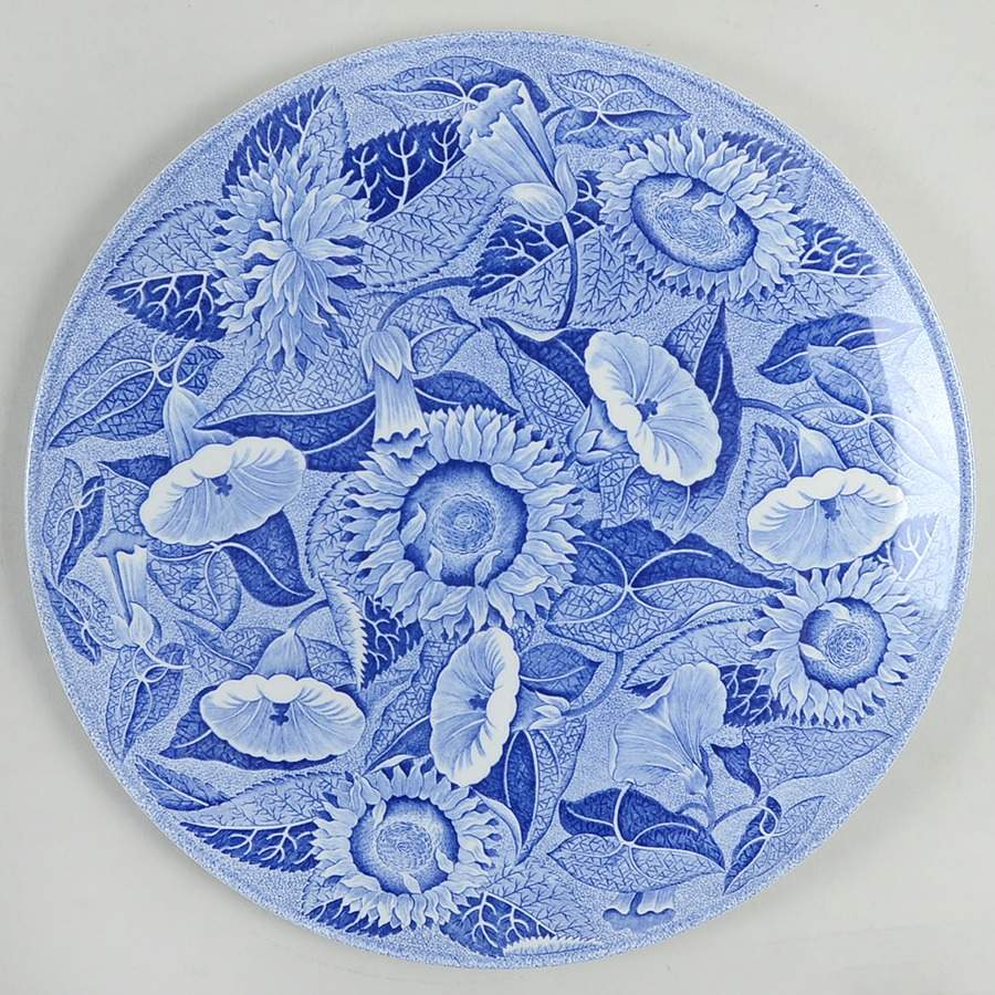Sunflower (Blue Room Collection) Cake Plate by Spode-1