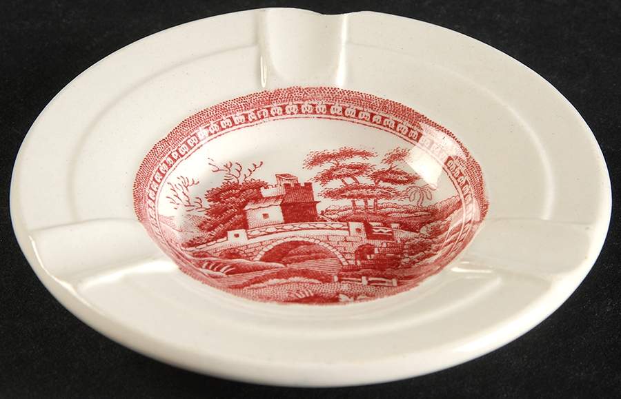 Tower Pink (Older Backstamp) 3" Ashtray by Spode-1
