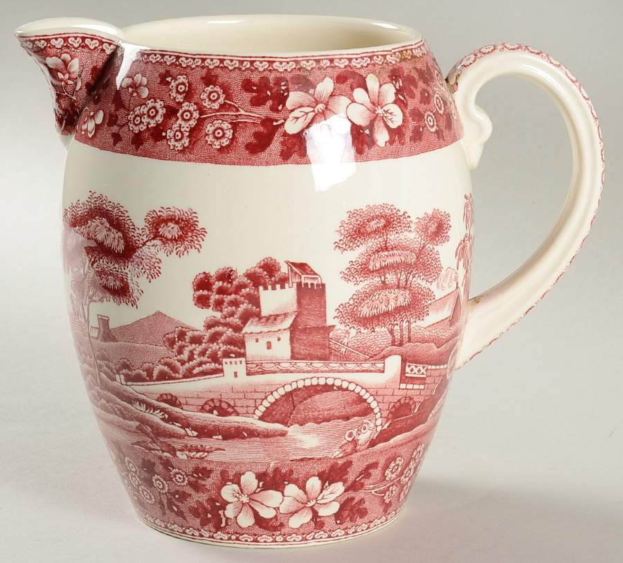 Tower Pink (Older Backstamp) 40 Oz Jug by Spode-1