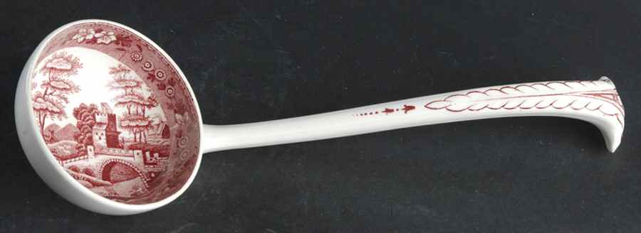 Tower Pink (Older Backstamp) Tureen Ladle by Spode-1