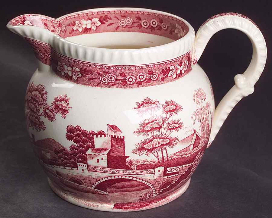 Tower Pink (Older Backstamp) 24 Oz Jug by Spode-1