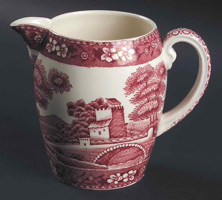 Tower Pink (Older Backstamp) 12 Oz Jug by Spode-1