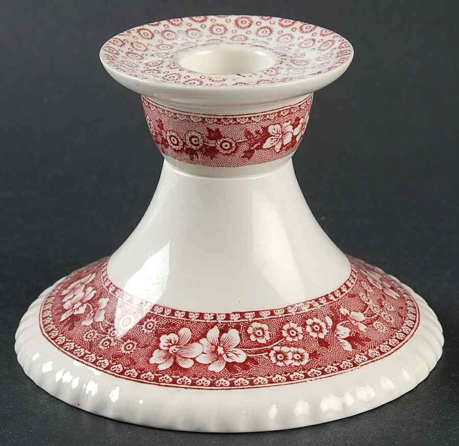 Tower Pink (Older Backstamp) 3" Candlestick by Spode-1