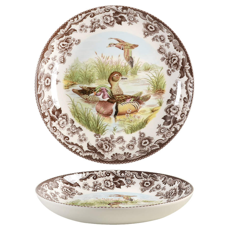 Woodland 8" Individual Pasta Bowl by Spode-1