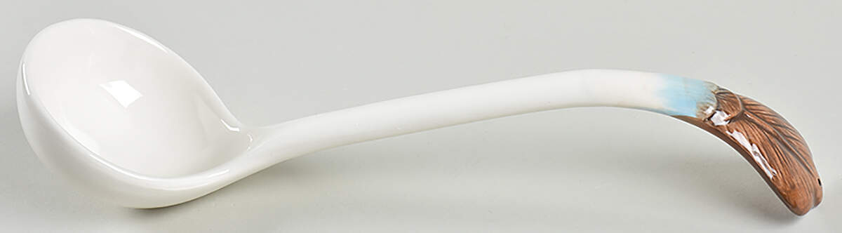 Woodland Figural Tureen Ladle by Spode-1