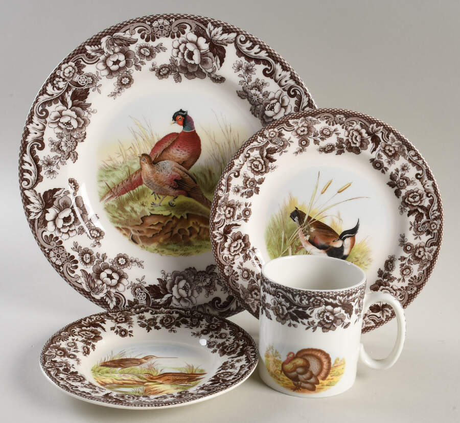 Woodland 32  Piece Estate Set by Spode-1