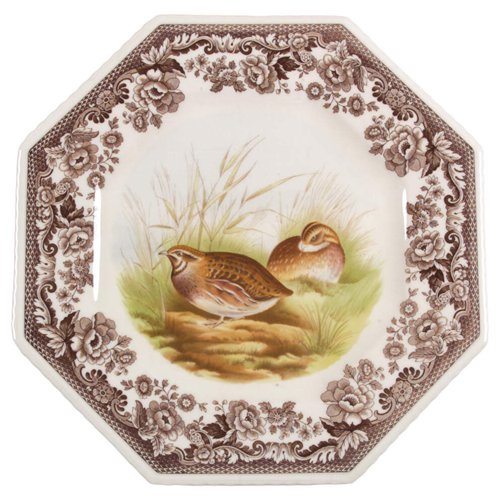 Woodland Octagonal Luncheon Plate by Spode-1