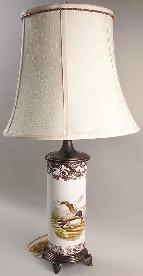 Woodland Electric Pasta Jar Lamp & Shade by Spode-1