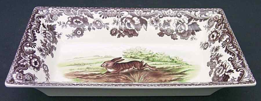 Woodland Rectangular Tray by Spode-1
