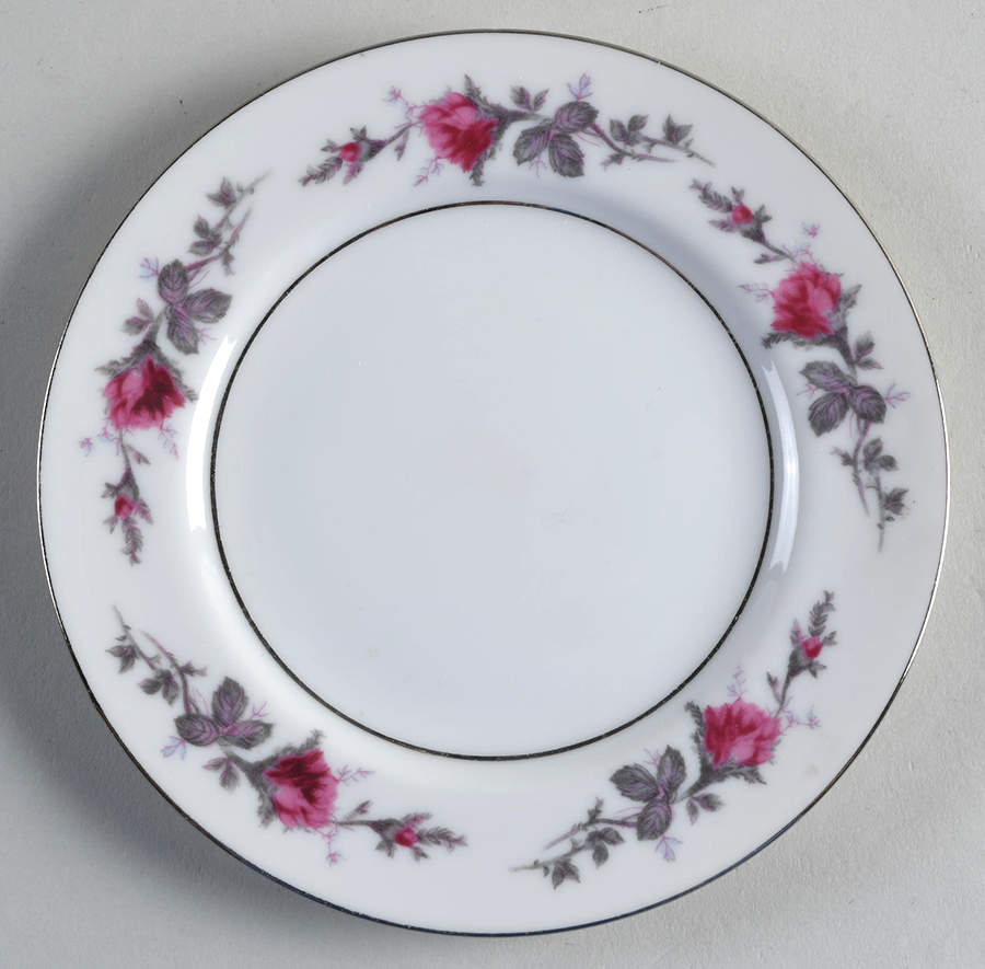 Silverose Bread & Butter Plate by Spring China-1