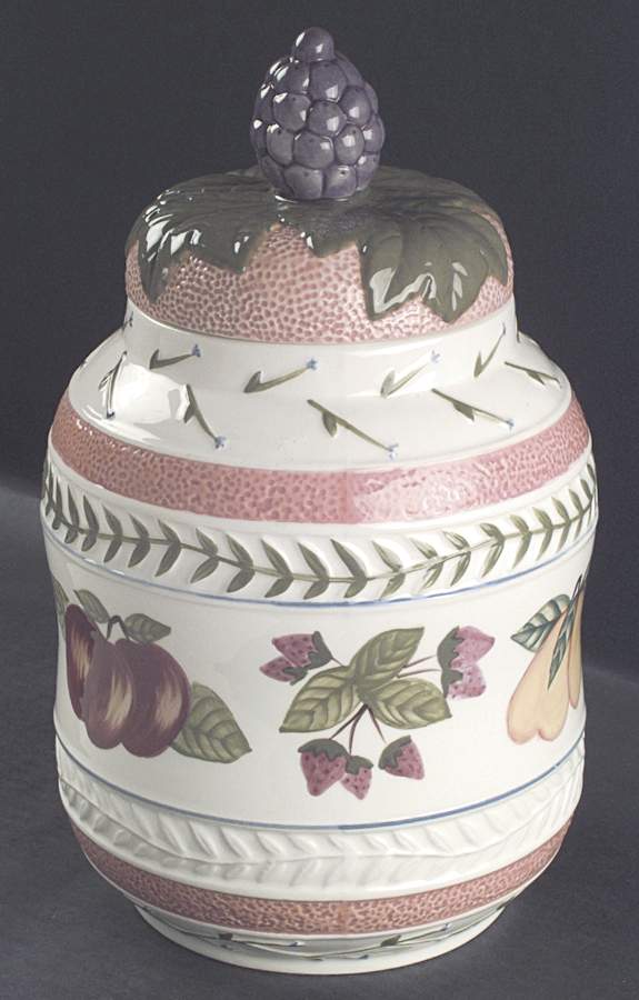 Fresh N' Fruity Cookie Jar & Lid by Strata Group-1