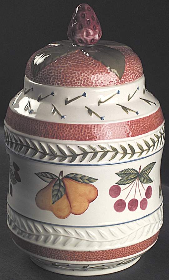 Fresh N' Fruity Large Canister & Lid by Strata Group-1