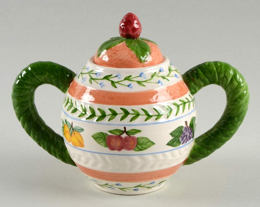 Fresh N' Fruity Sugar Bowl & Lid by Strata Group-1