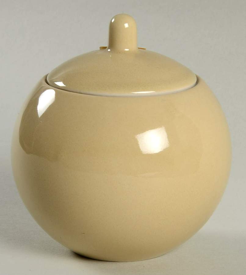 Colorstone Wheat (Textured) Sugar Bowl & Lid by Sasaki-1