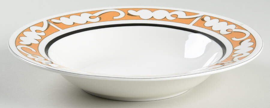 Malmaison Rim Soup Bowl by Sasaki-1