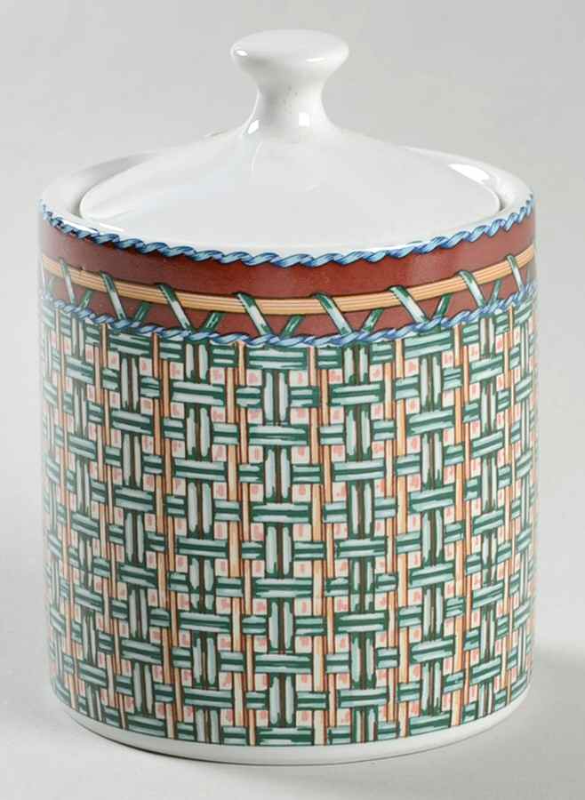 Montauk Sugar Bowl & Lid by Sasaki-1