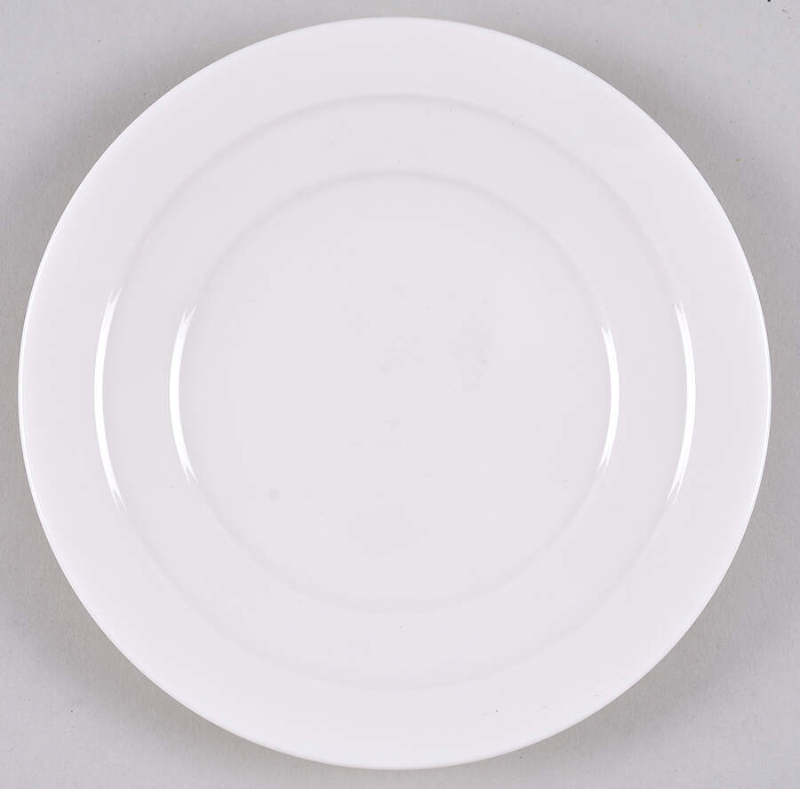 Saturn White Bread & Butter Plate by Sasaki-1