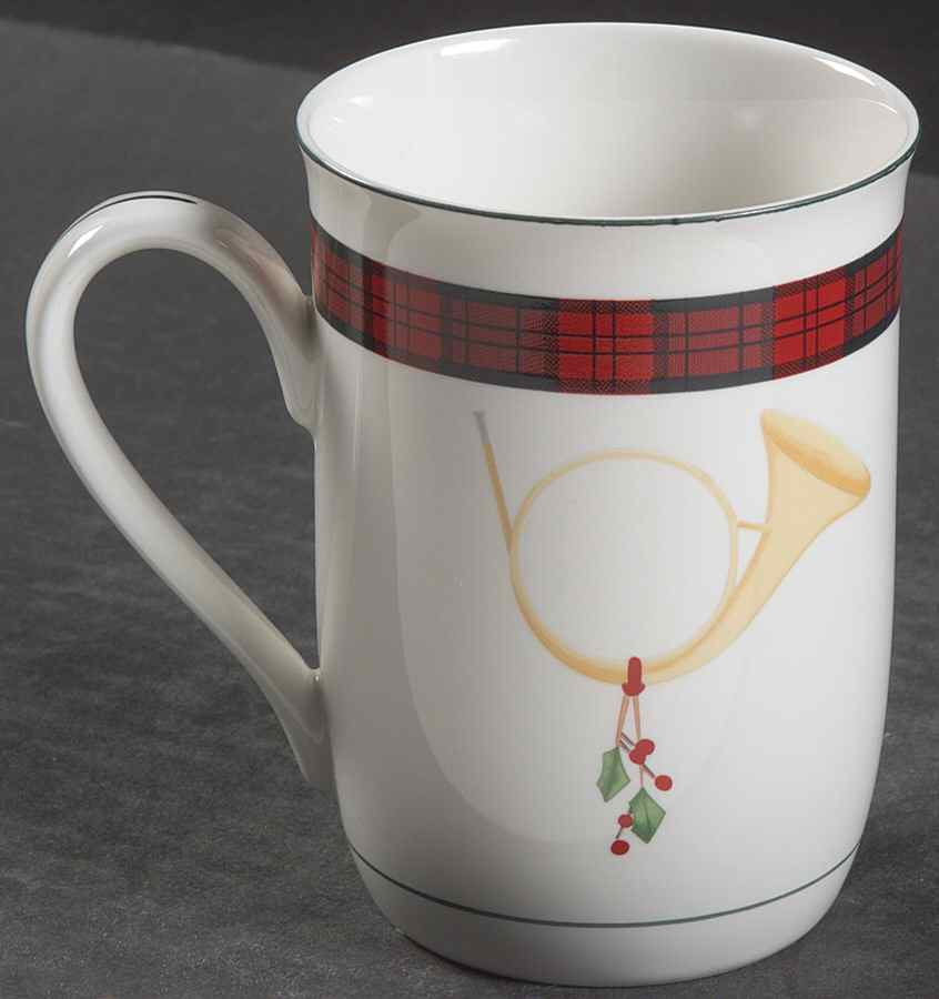 Tartan Plaid Red Traditions Accent Mug by Sasaki-1