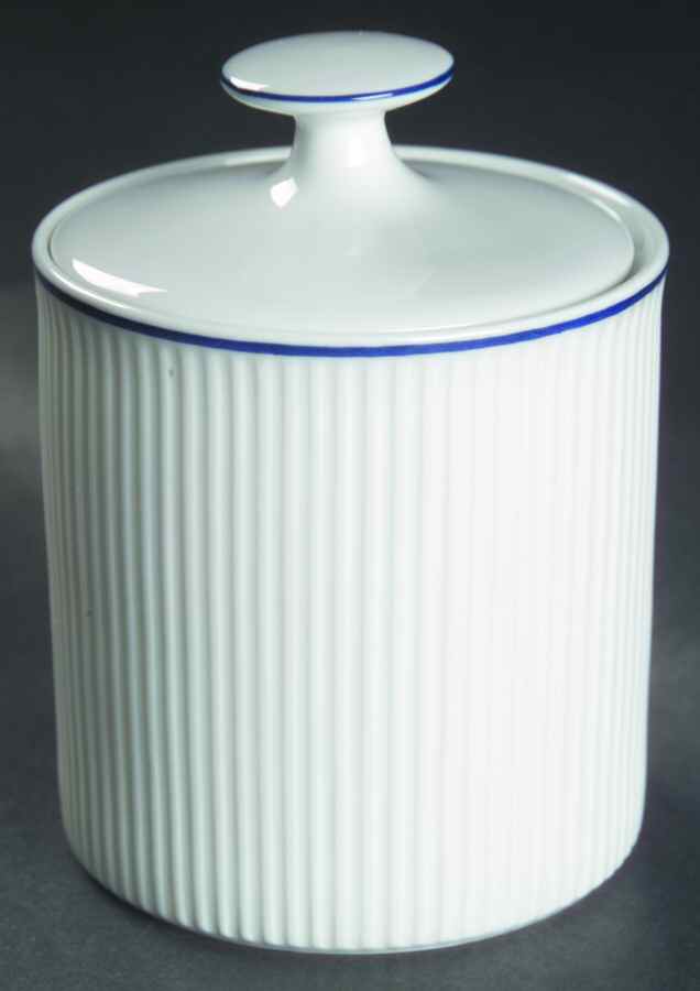 Vienna Blue Sugar Bowl & Lid by Sasaki-1
