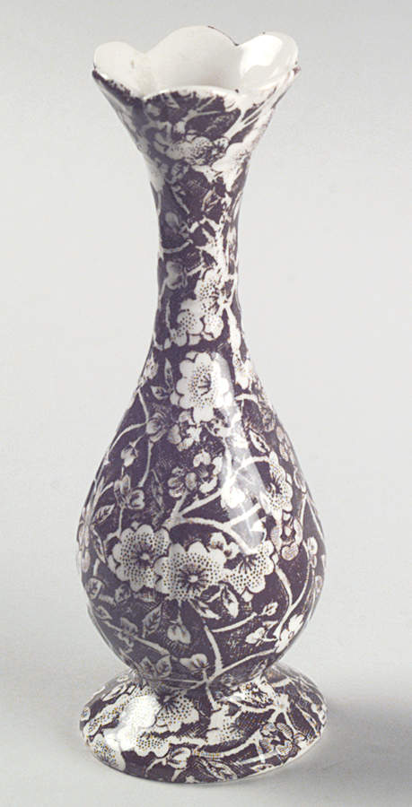 Calico Brown 5" Bud Vase by Staffordshire-1