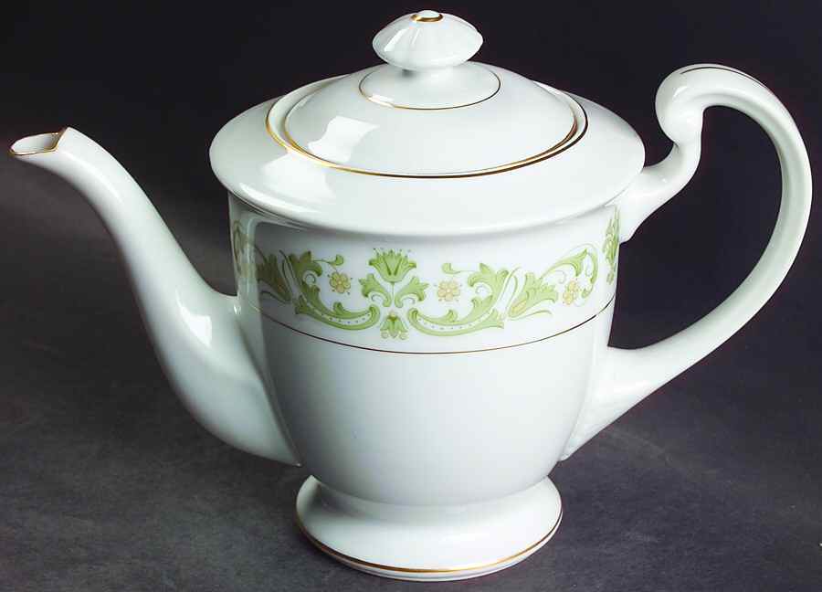 Contessa Green Teapot & Lid by Style House-1