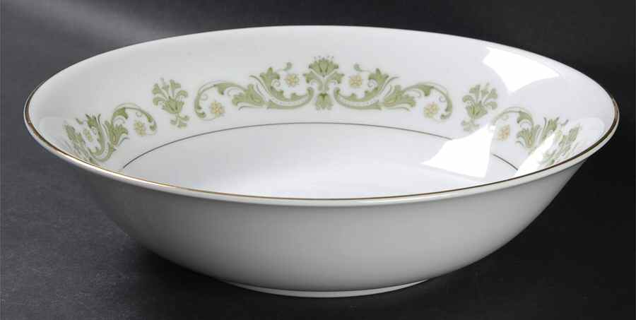 Contessa Green 9" Round Vegetable Bowl by Style House-1