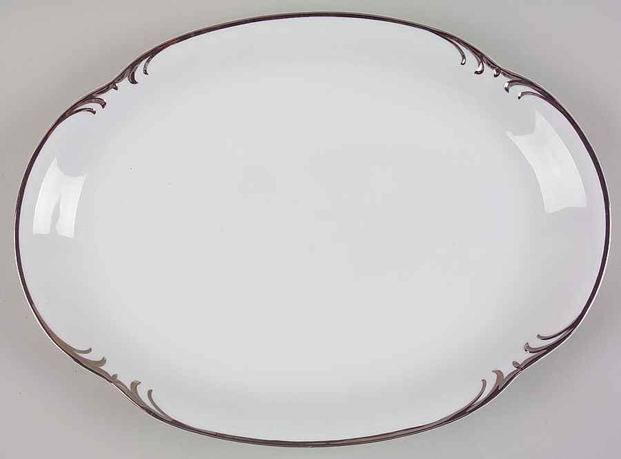 Embassy 16" Oval Serving Platter by Style House-1