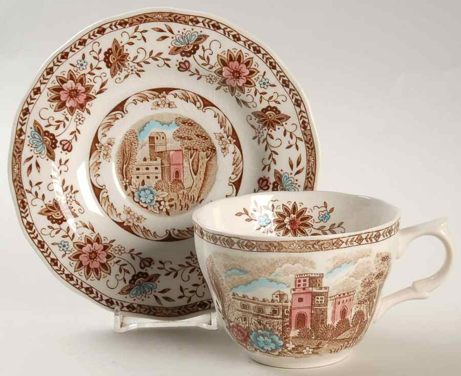 Manor Vista Flat Cup & Saucer Set by Style House-1