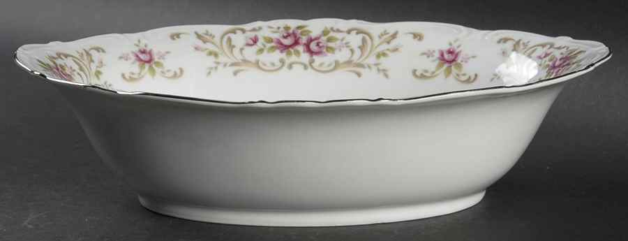 Rose Baroque 10" Oval Vegetable Bowl by Style House-1