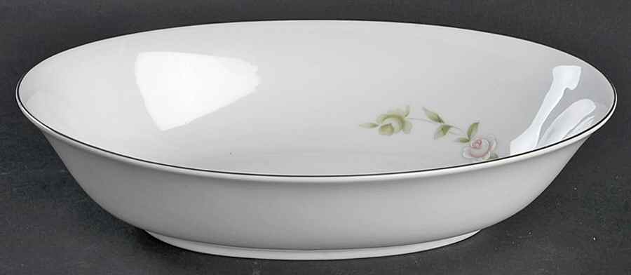 Tudor Rose 10" Oval Vegetable Bowl by Style House-1
