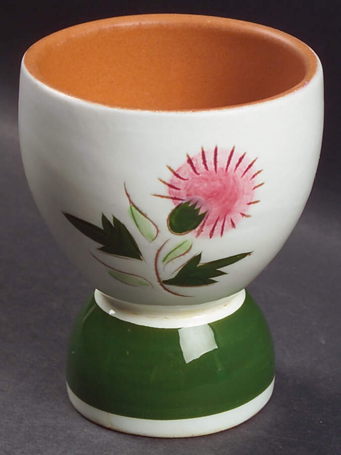 Thistle (Pink Thistle) Double Egg Cup by Stangl-1