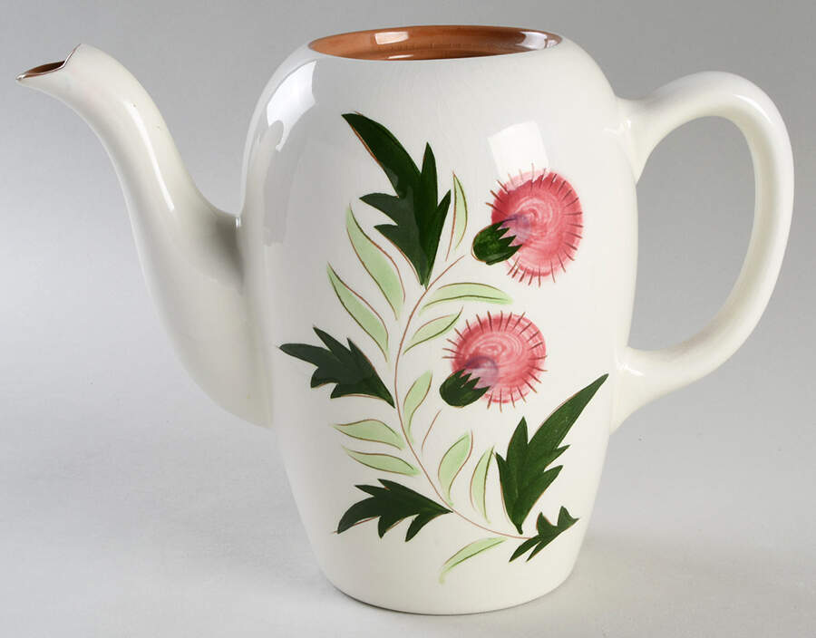 Thistle (Pink Thistle) Coffee Pot No Lid by Stangl-1