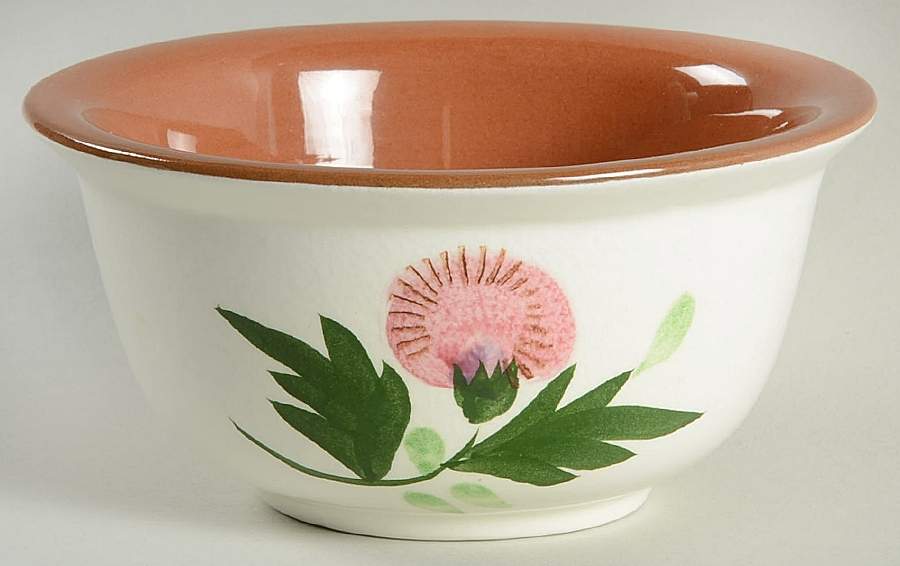 Thistle (Pink Thistle) 9" Mixing Bowl by Stangl-1