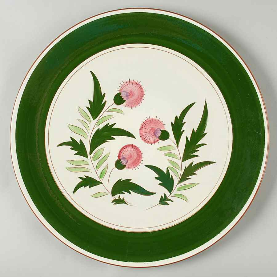 Thistle (Pink Thistle) 14" Chop Plate (Round Platter) by Stangl-1