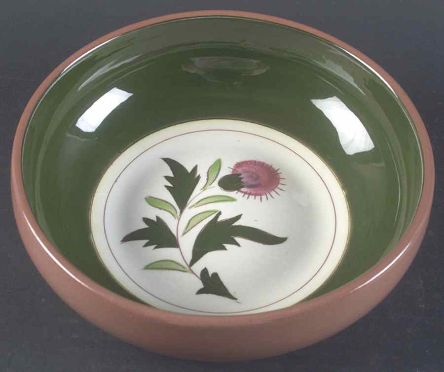 Thistle (Pink Thistle) 7" Round Vegetable Bowl by Stangl-1