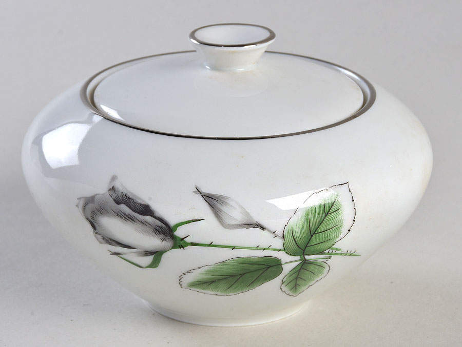 Midnight Rose Sugar Bowl & Lid by Stonegate-1