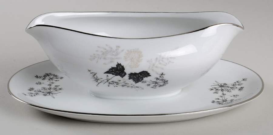 Wooddale Gravy Boat with Attached Underplate by Stonegate-1
